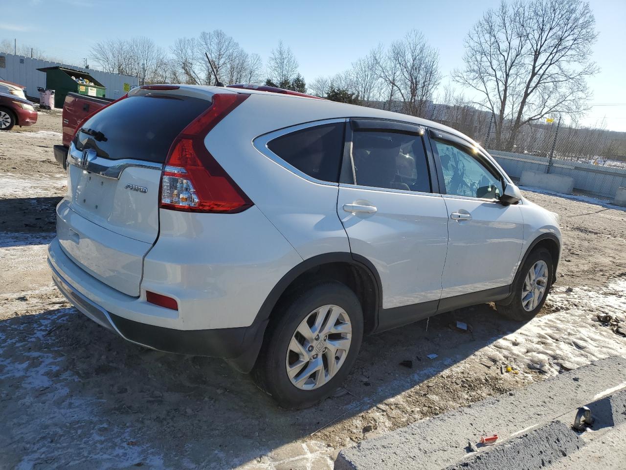 2016 Honda CR-V VIN 5J6RM4H52GL107881 Copart auction photo, front end / side damage thumbnail 3