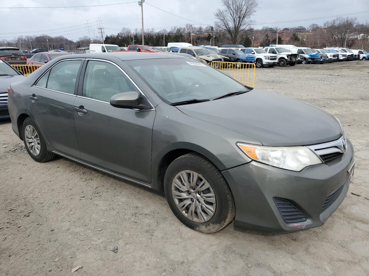 2014 Toyota Camry VIN 4T4BF1FK4ER395596 Copart auction photo, side damage thumbnail 4