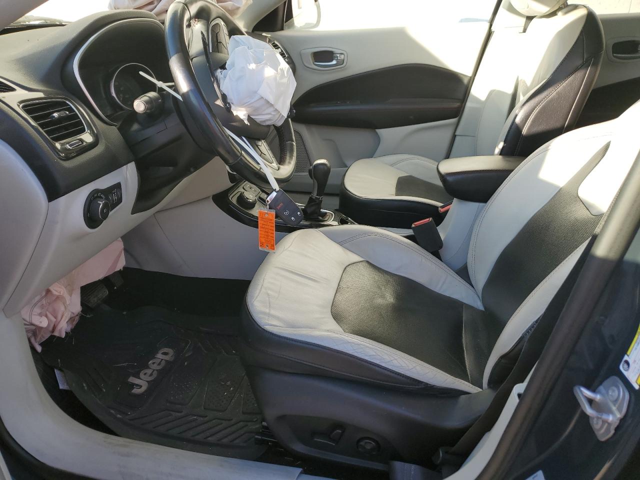 2017 Jeep Compass VIN 3C4NJDCB9HT597025 Copart auction photo, front end / side damage thumbnail 7
