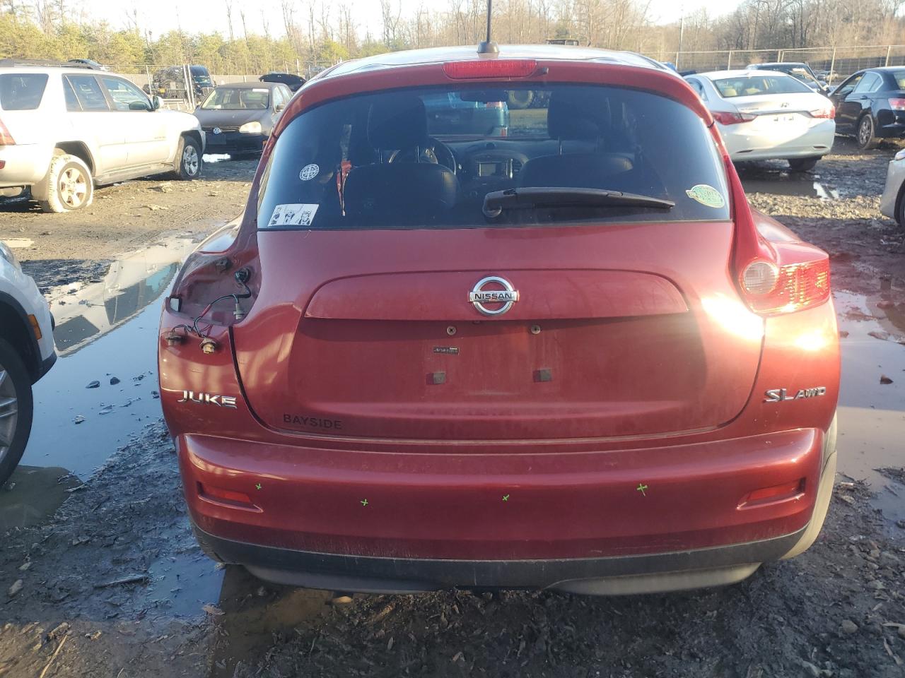 2011 Nissan Juke VIN JN8AF5MV1BT027414 Copart auction photo, all over damage thumbnail 6