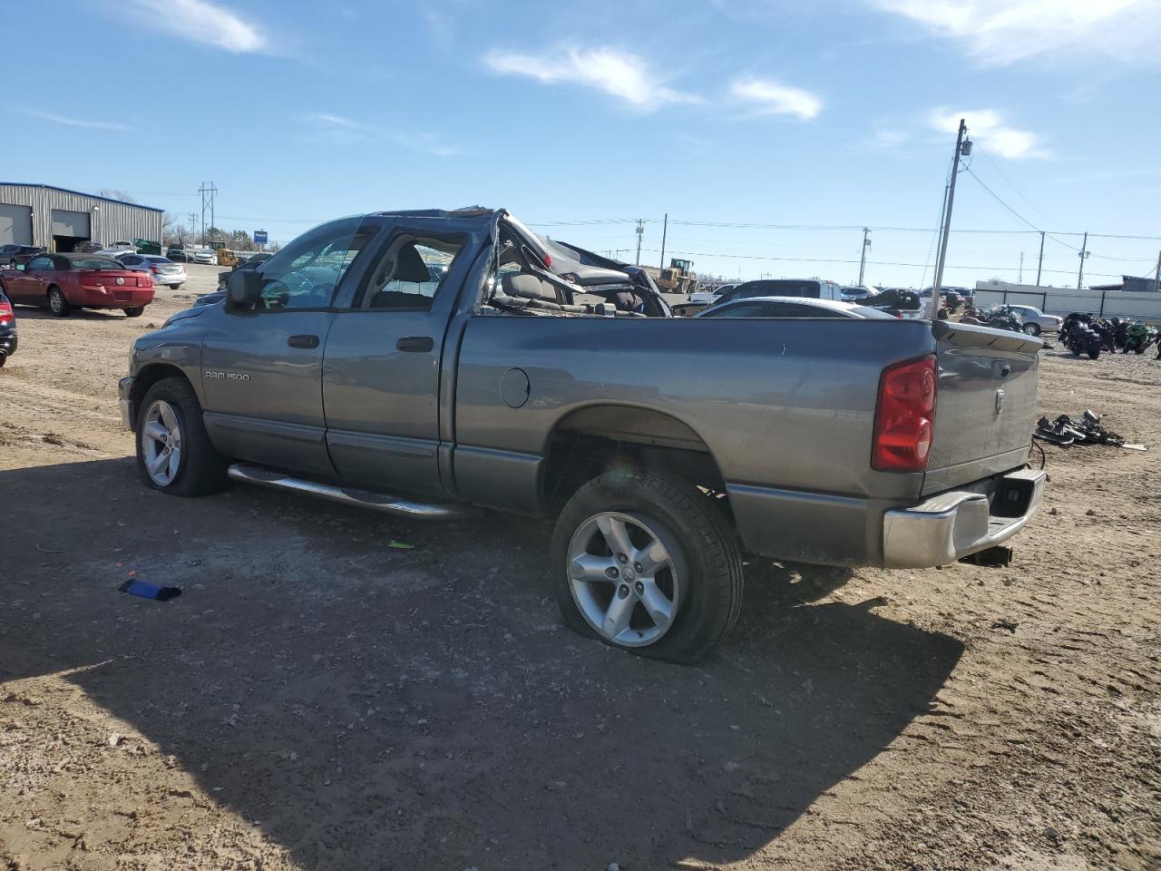 2007 Dodge RAM VIN 1D7HA18P97S154315 Copart auction photo, front end / top/roof damage thumbnail 2