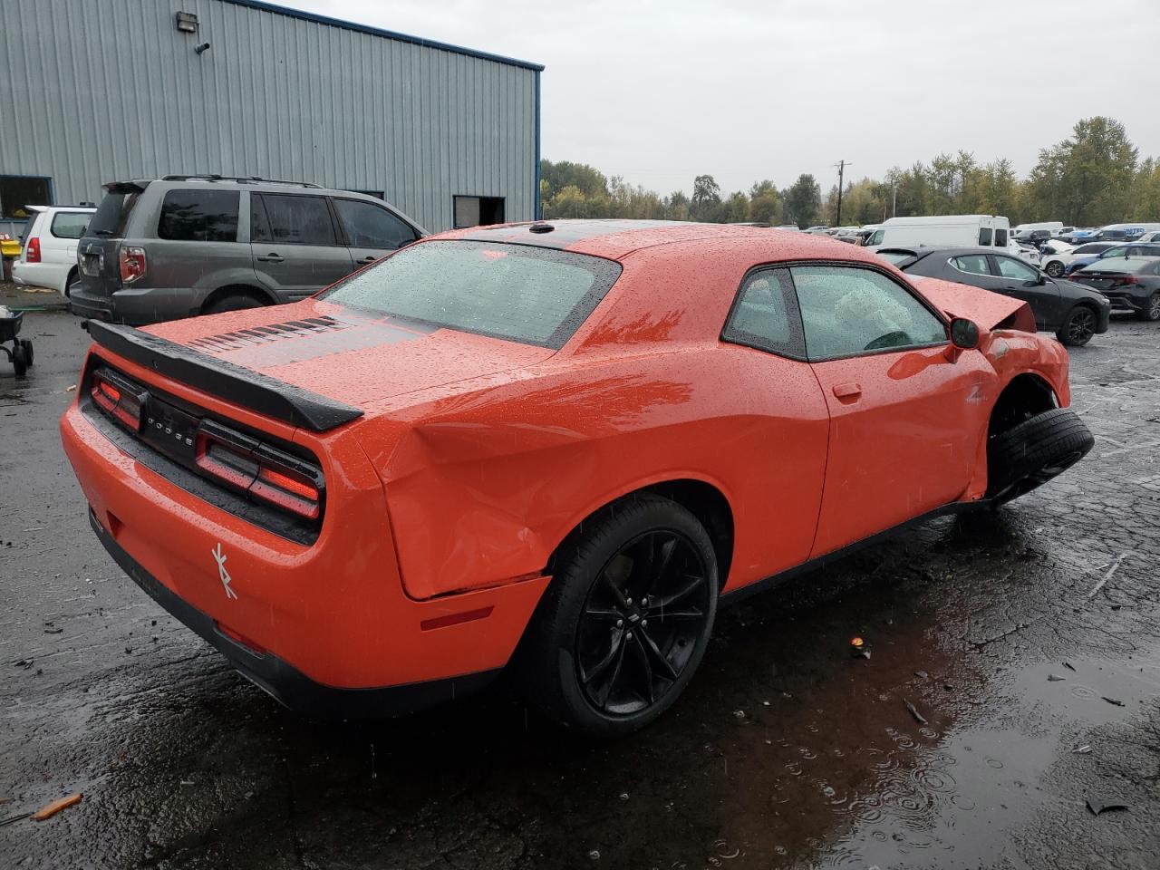 2017 Dodge Challenger VIN 2C3CDZAG1HH592778 Copart auction photo, front end / undercarriage damage thumbnail 3
