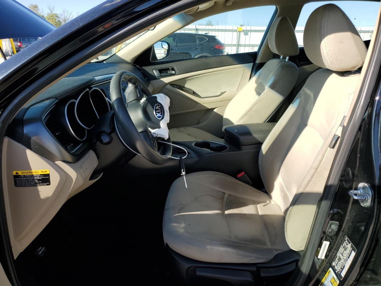 2015 KIA Optima VIN 5XXGM4A74FG436265 Copart auction photo, front end / top/roof damage thumbnail 7