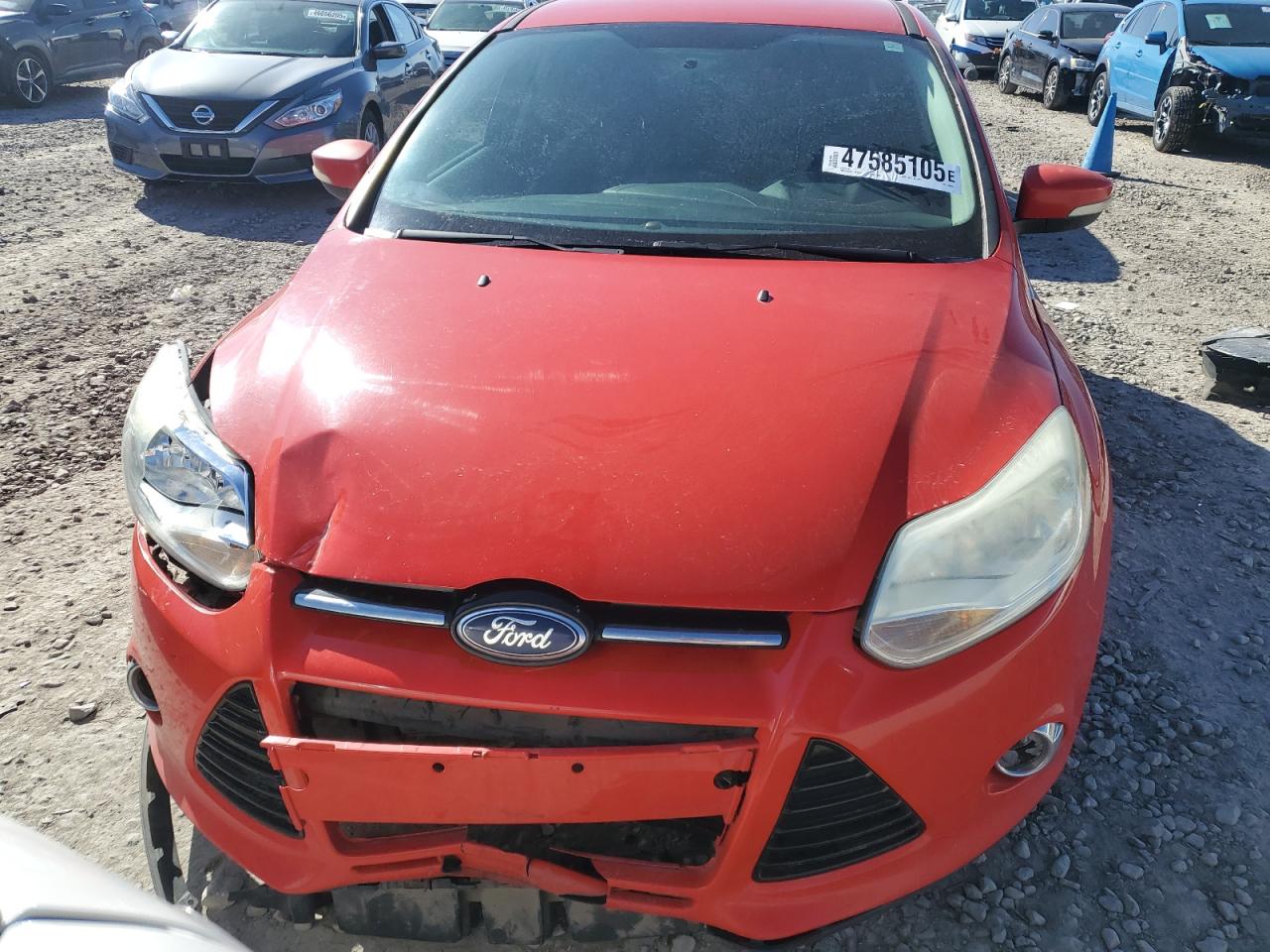 2012 Ford Focus VIN 1FAHP3M28CL337505 Copart auction photo, front end damage thumbnail 5