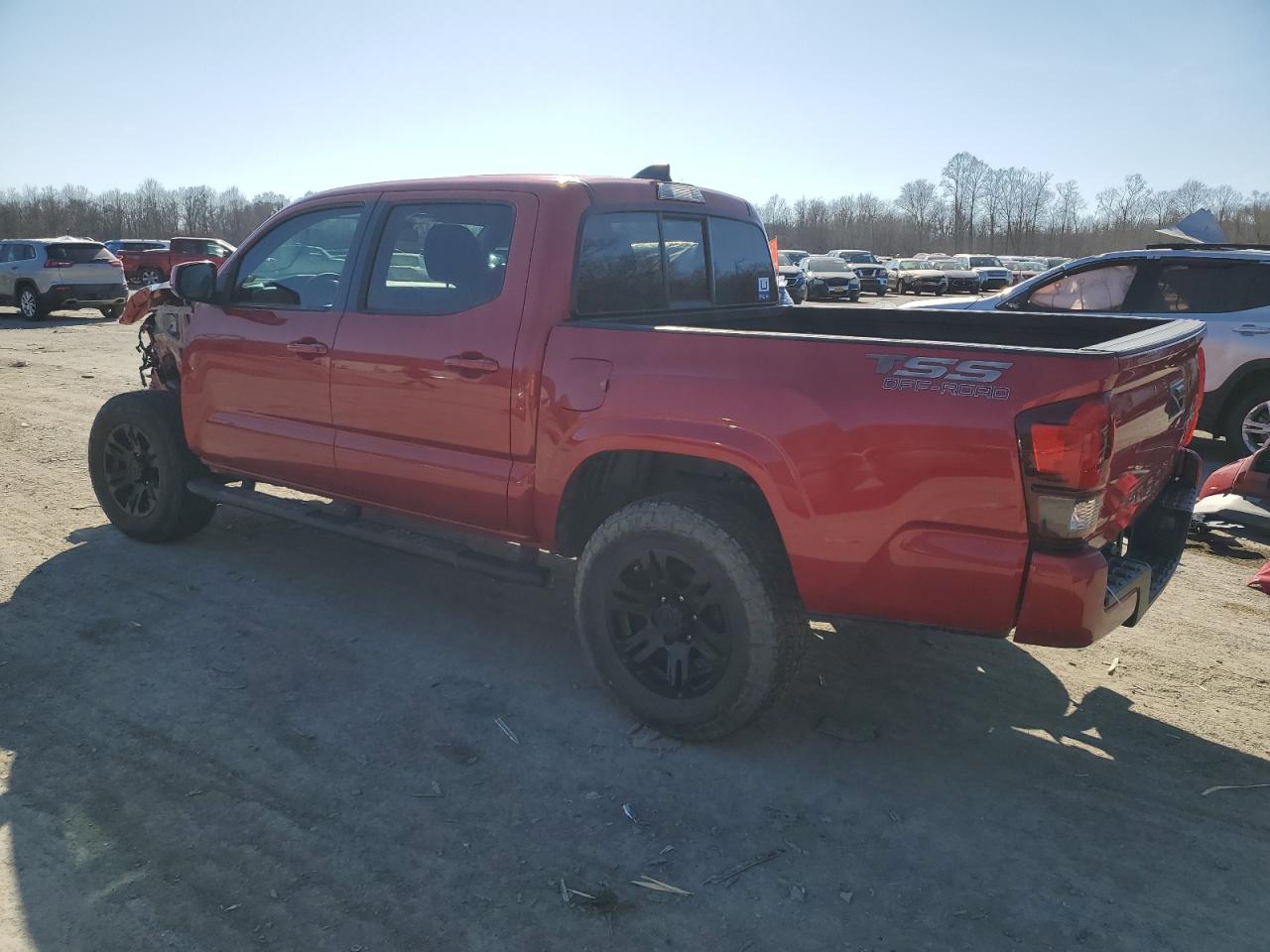 2022 Toyota Tacoma VIN 3TYAX5GNXNT038097 Copart auction photo, front end / side damage thumbnail 2