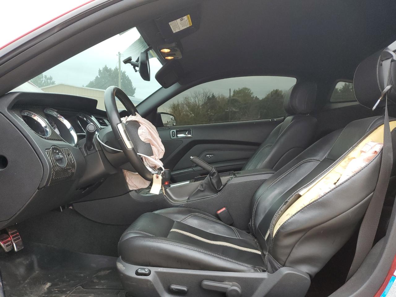 2013 Ford Mustang VIN 1ZVBP8CF6D5225936 Copart auction photo, front end / side damage thumbnail 7