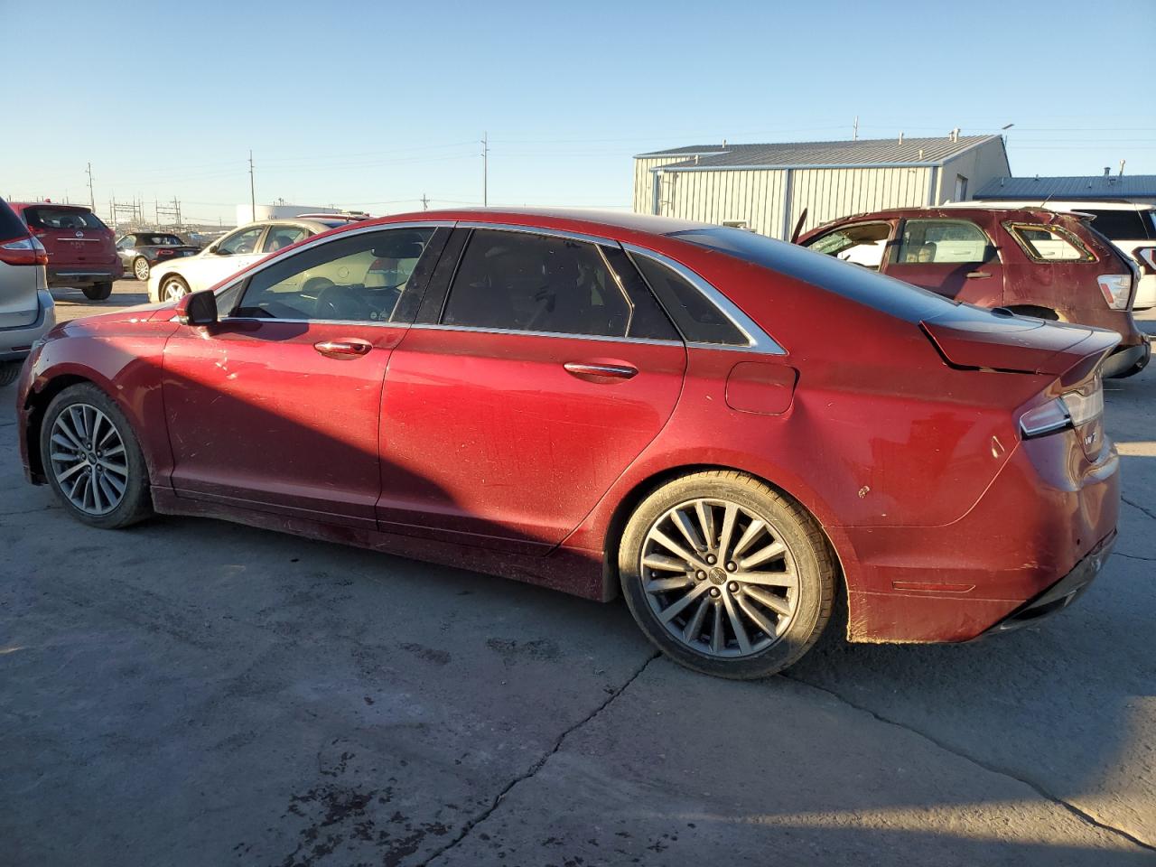 2016 Lincoln MKZ VIN 3LN6L2G96GR623744 Copart auction photo, rear end / front end damage thumbnail 2