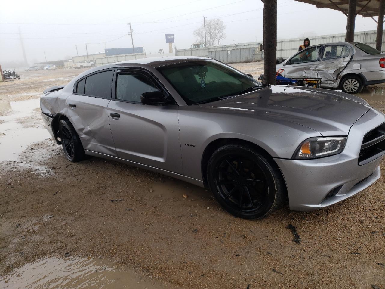 2014 Dodge Charger VIN 2C3CDXCT0EH252502 Copart auction photo, side damage thumbnail 4