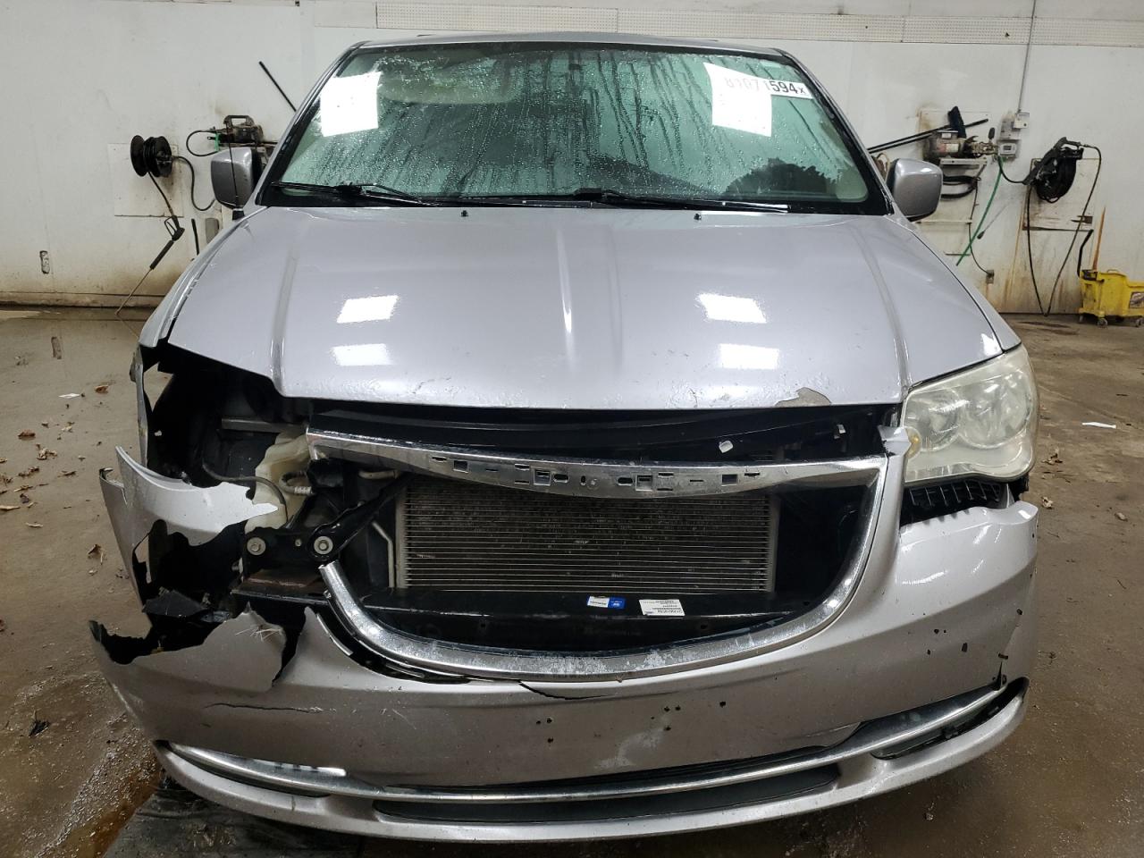 2014 Chrysler Town & Country VIN 2C4RC1BG4ER164296 Copart auction photo, front end / side damage thumbnail 5