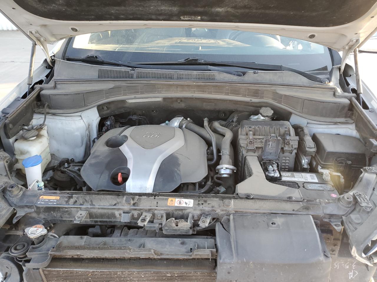 2015 Hyundai Santa Fe VIN 5XYZUDLA8FG287436 Copart auction photo, front end / side damage thumbnail 11
