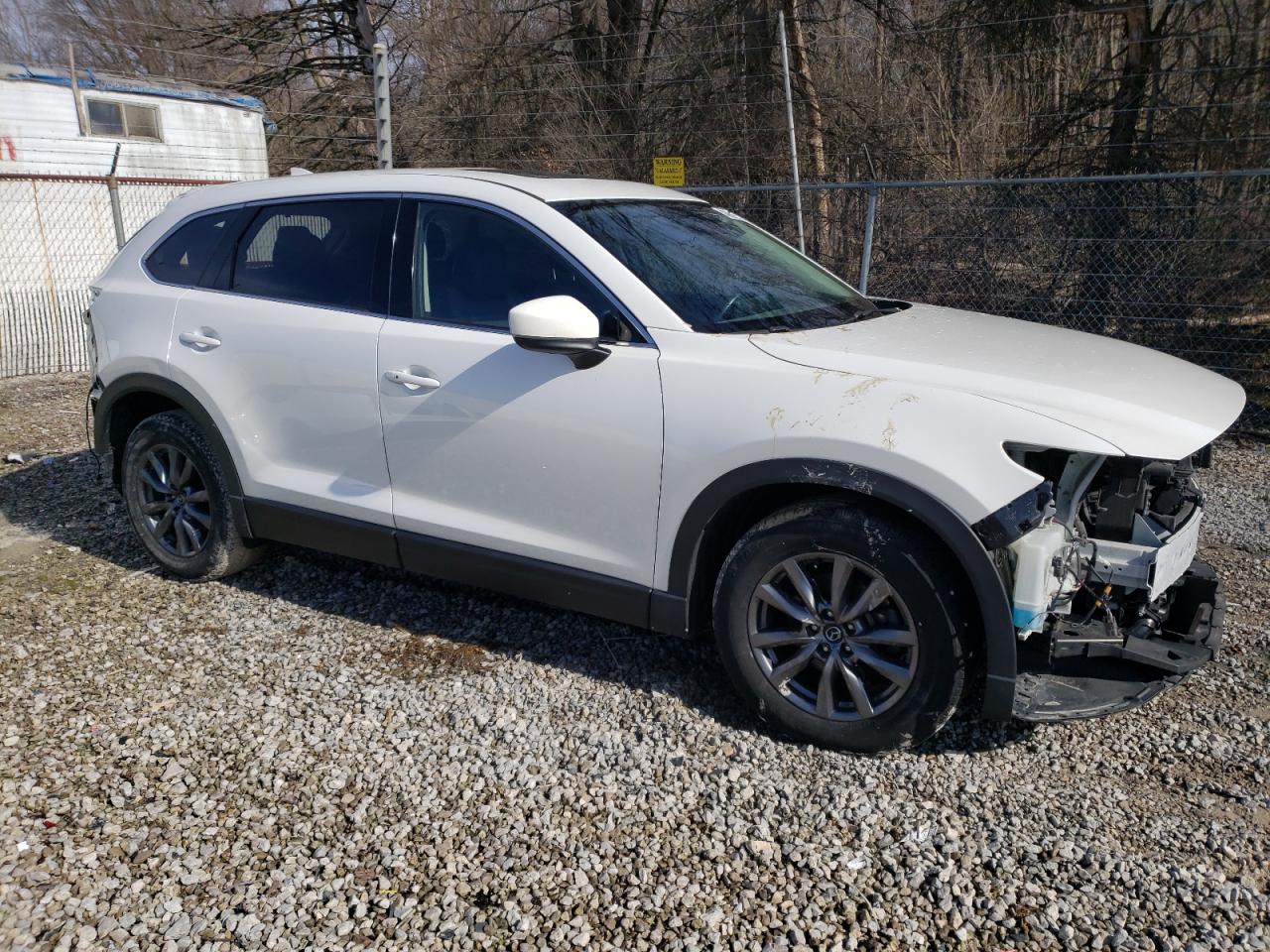 2021 Mazda CX-9 VIN JM3TCBCY5M0509760 Copart auction photo, rear end / undercarriage damage thumbnail 4