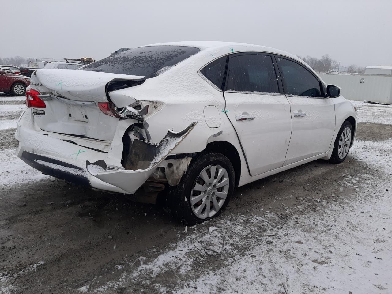 2017 Nissan Sentra VIN 3N1AB7AP9HY360441 Copart auction photo, rear end damage thumbnail 3