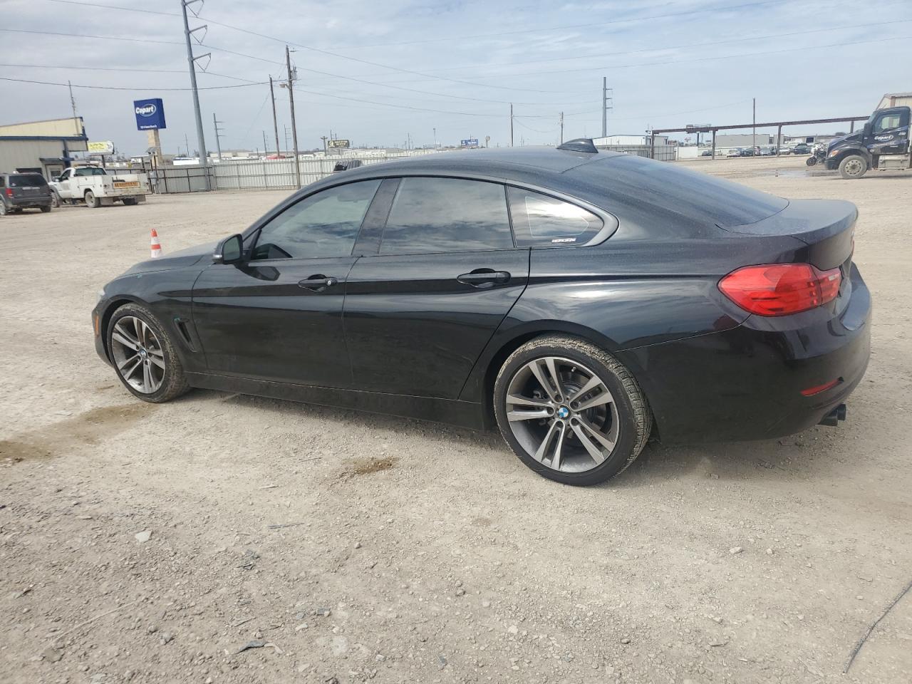 2015 BMW 4er VIN WBA4A5C5XFD410872 Copart auction photo, front end damage thumbnail 2