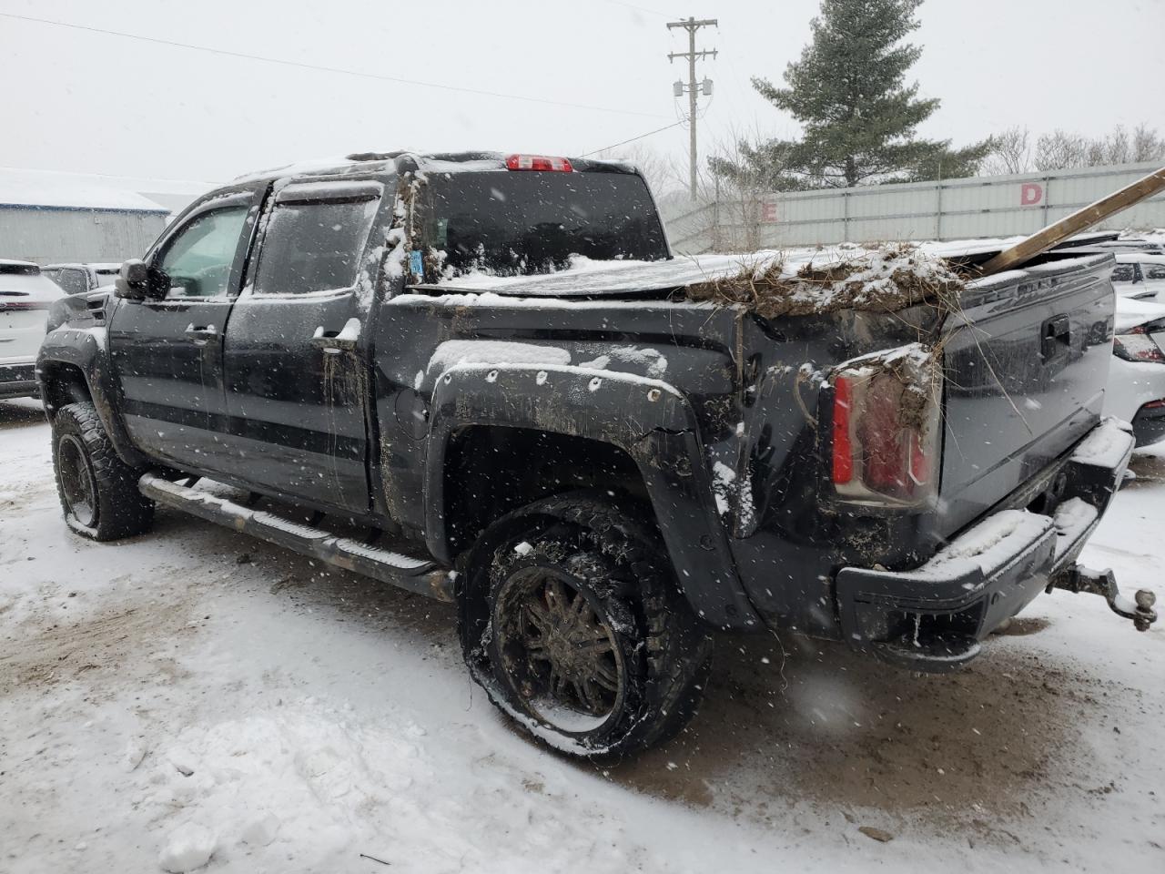 2017 GMC Sierra VIN 3GTU2NEC7HG326980 Copart auction photo, rollover damage thumbnail 2