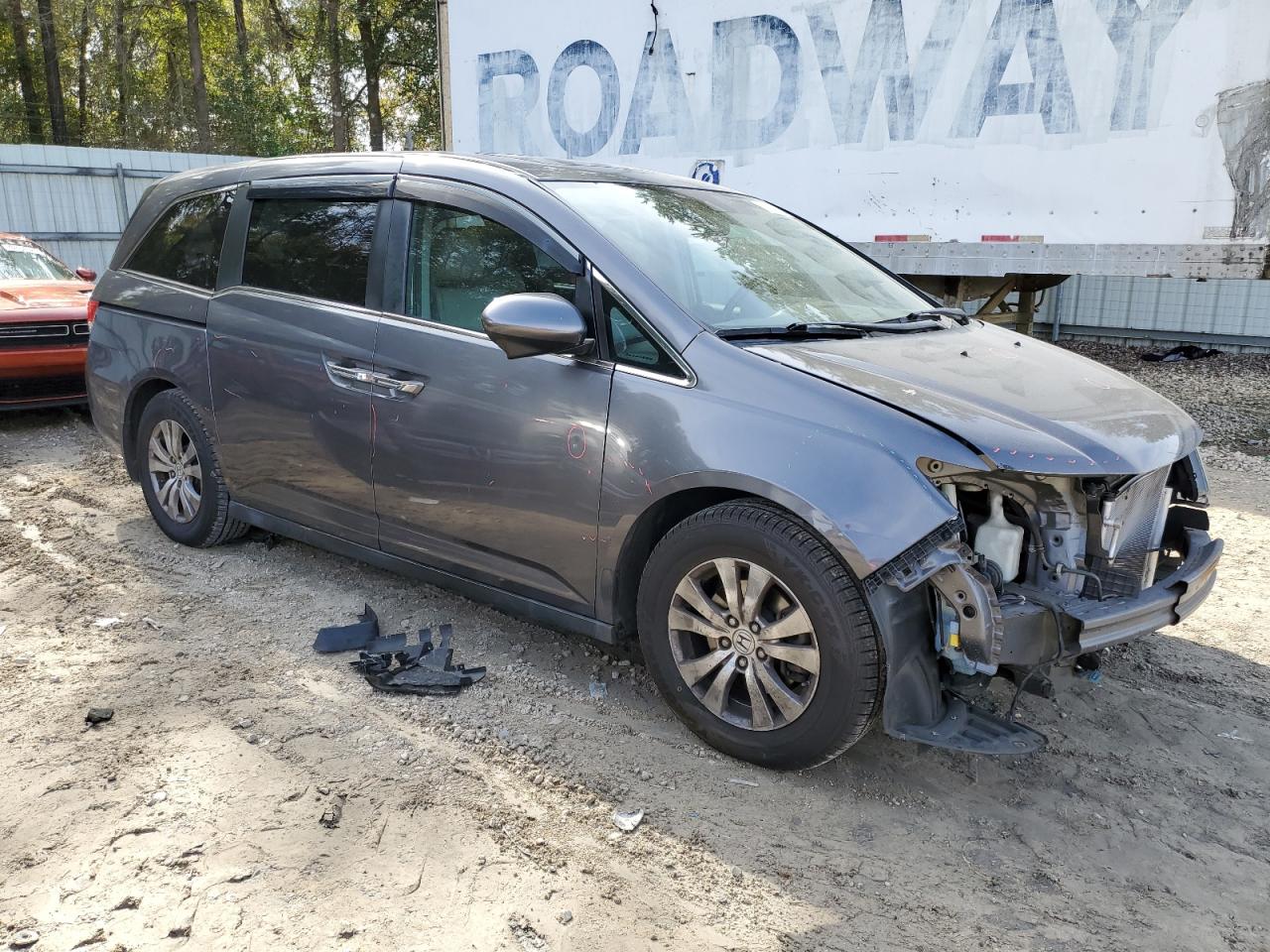 2016 Honda Odyssey VIN 5FNRL5H68GB051844 Copart auction photo, front end damage thumbnail 4