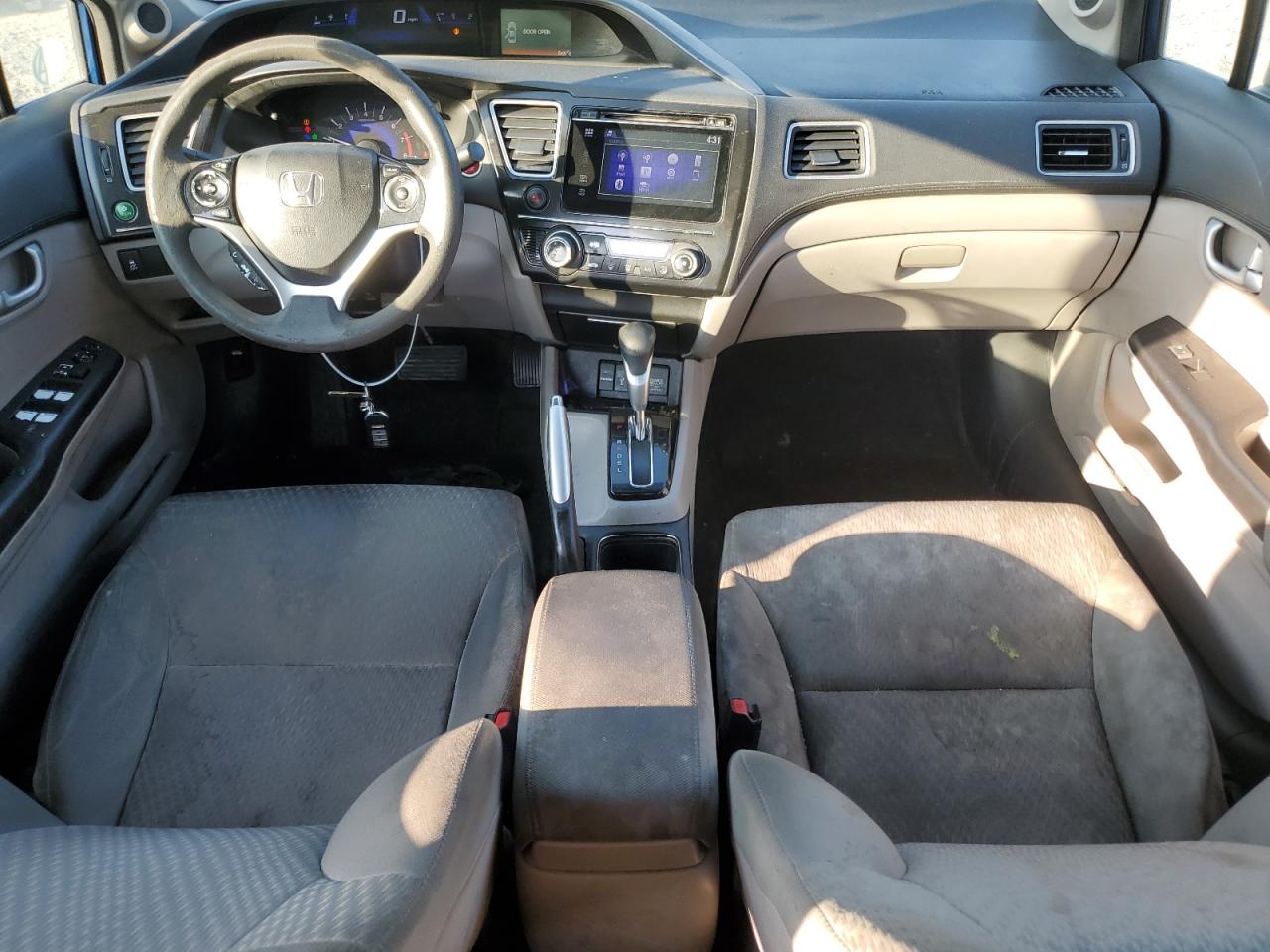 2015 Honda Civic VIN 2HGFB2F81FH554005 Copart auction photo, front end damage thumbnail 8