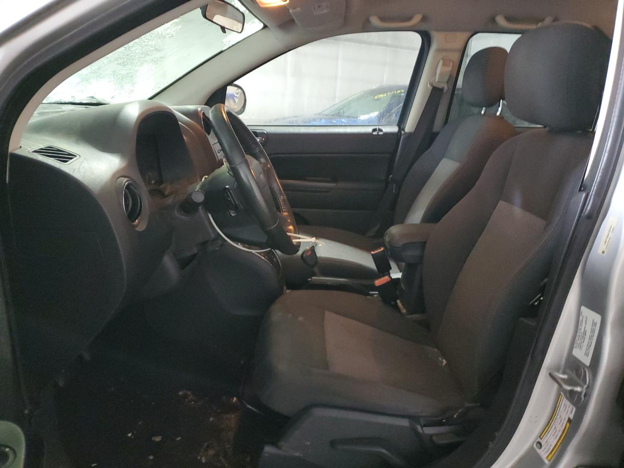 2010 Jeep Compass VIN 1J4NF1FB8AD620344 Copart auction photo, front end / side damage thumbnail 7