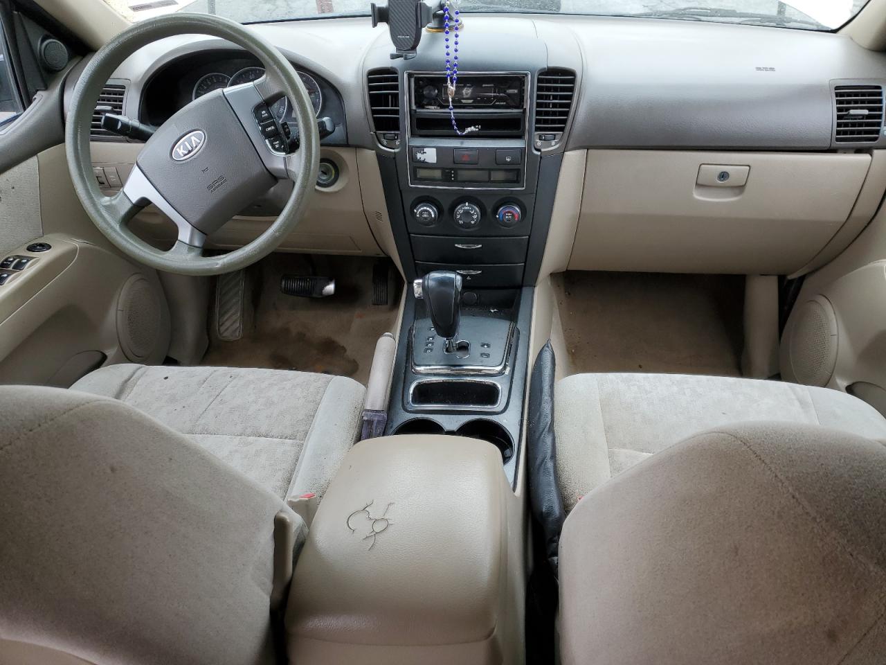2008 KIA Sorento VIN KNDJD735X85819833 Copart auction photo, front end / side damage thumbnail 8