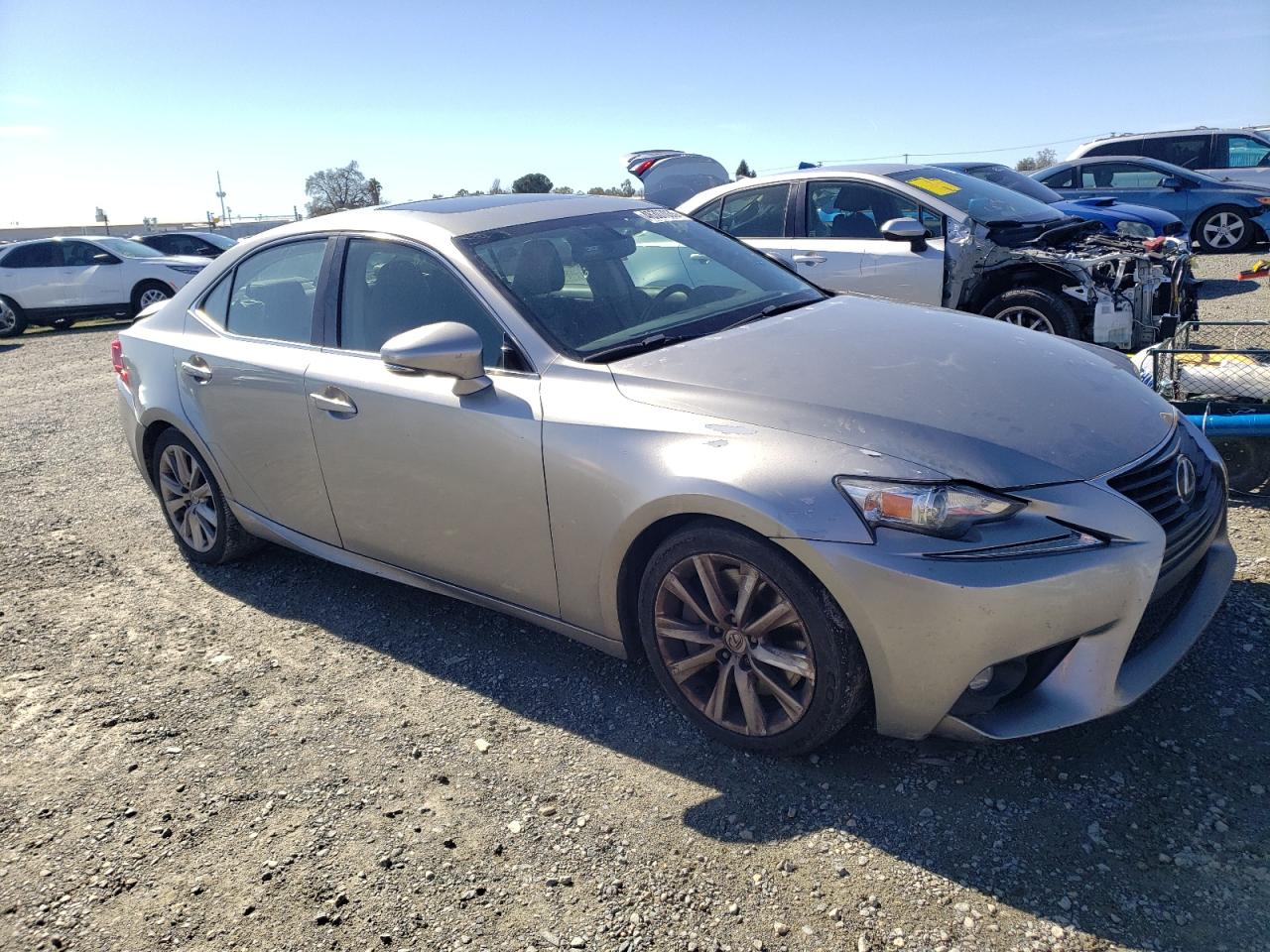 2016 Lexus IS VIN JTHBA1D29G5006348 Copart auction photo, normal wear / minor dent/scratches damage thumbnail 4