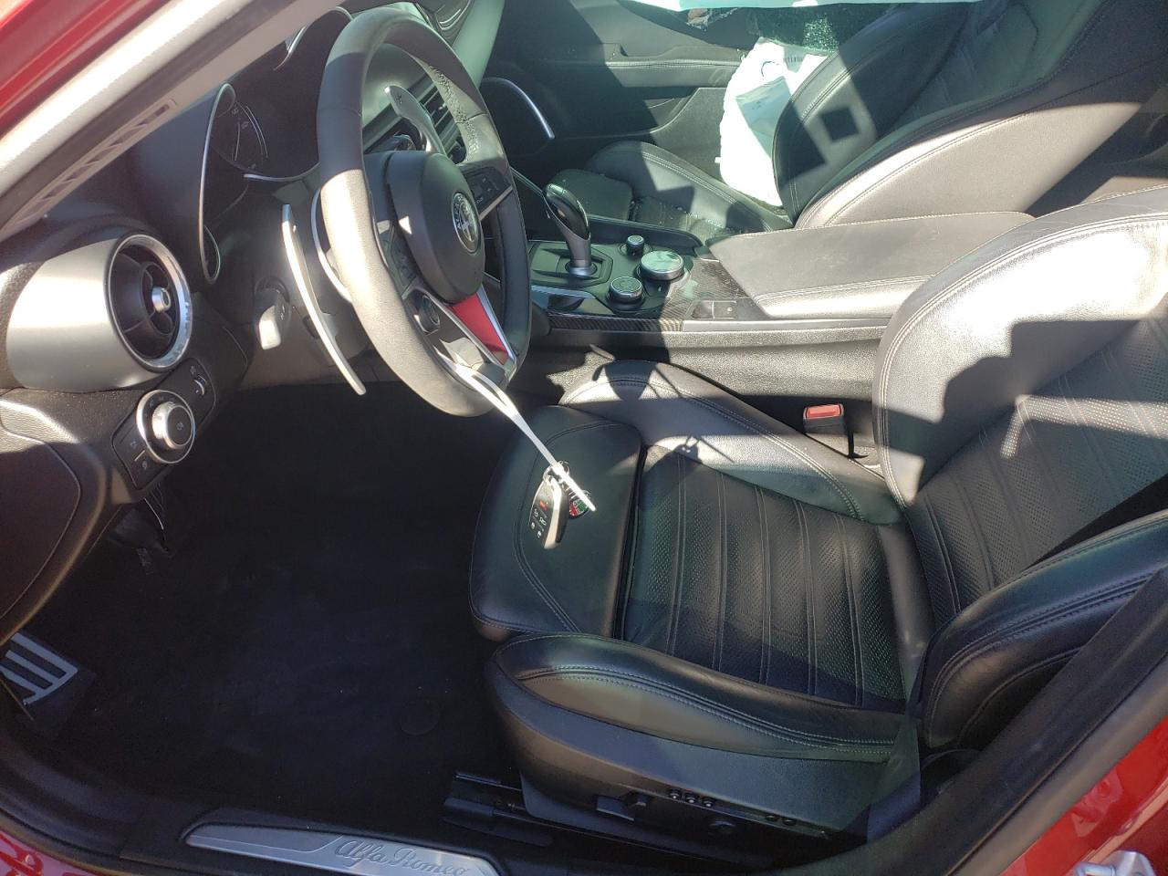 2019 Alfa Romeo Giulia VIN ZARFAMBN0K7606082 Copart auction photo, side / undercarriage damage thumbnail 7