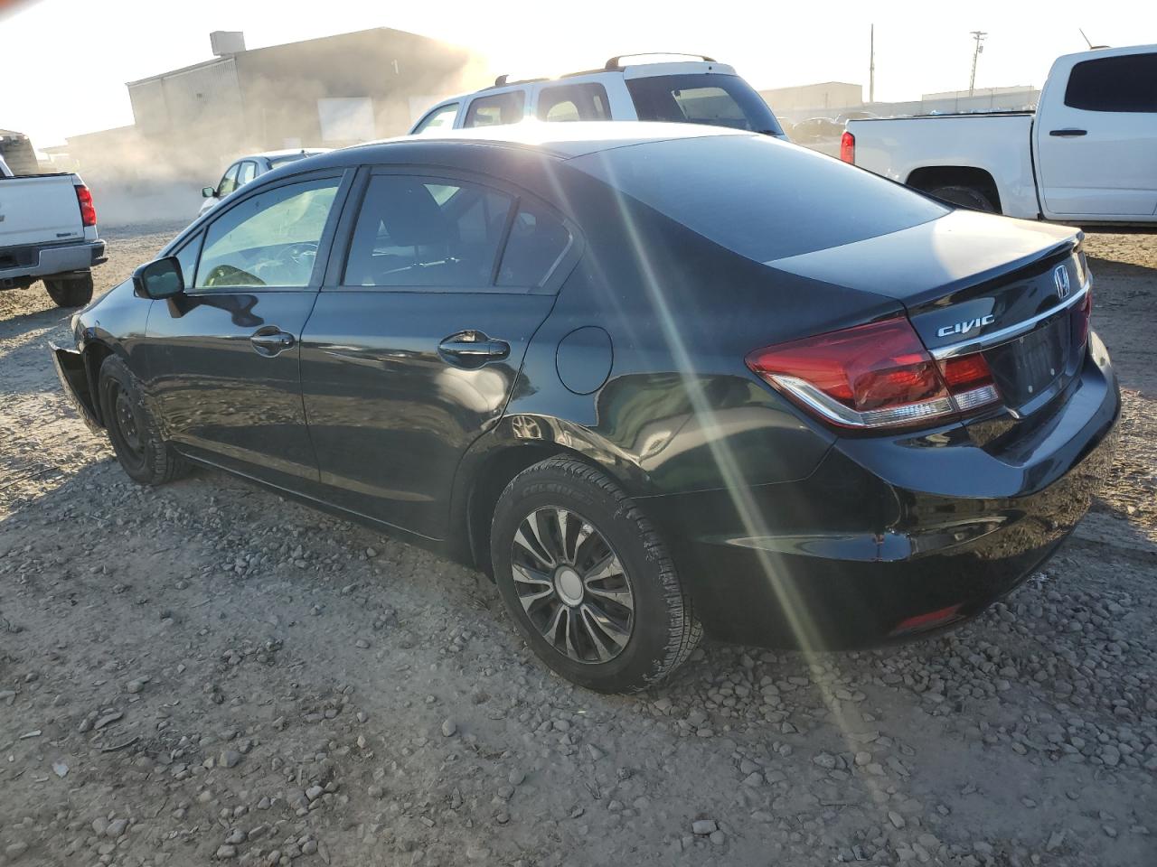 2015 Honda Civic VIN 2HGFB2F5XFH528413 Copart auction photo, front end damage thumbnail 2