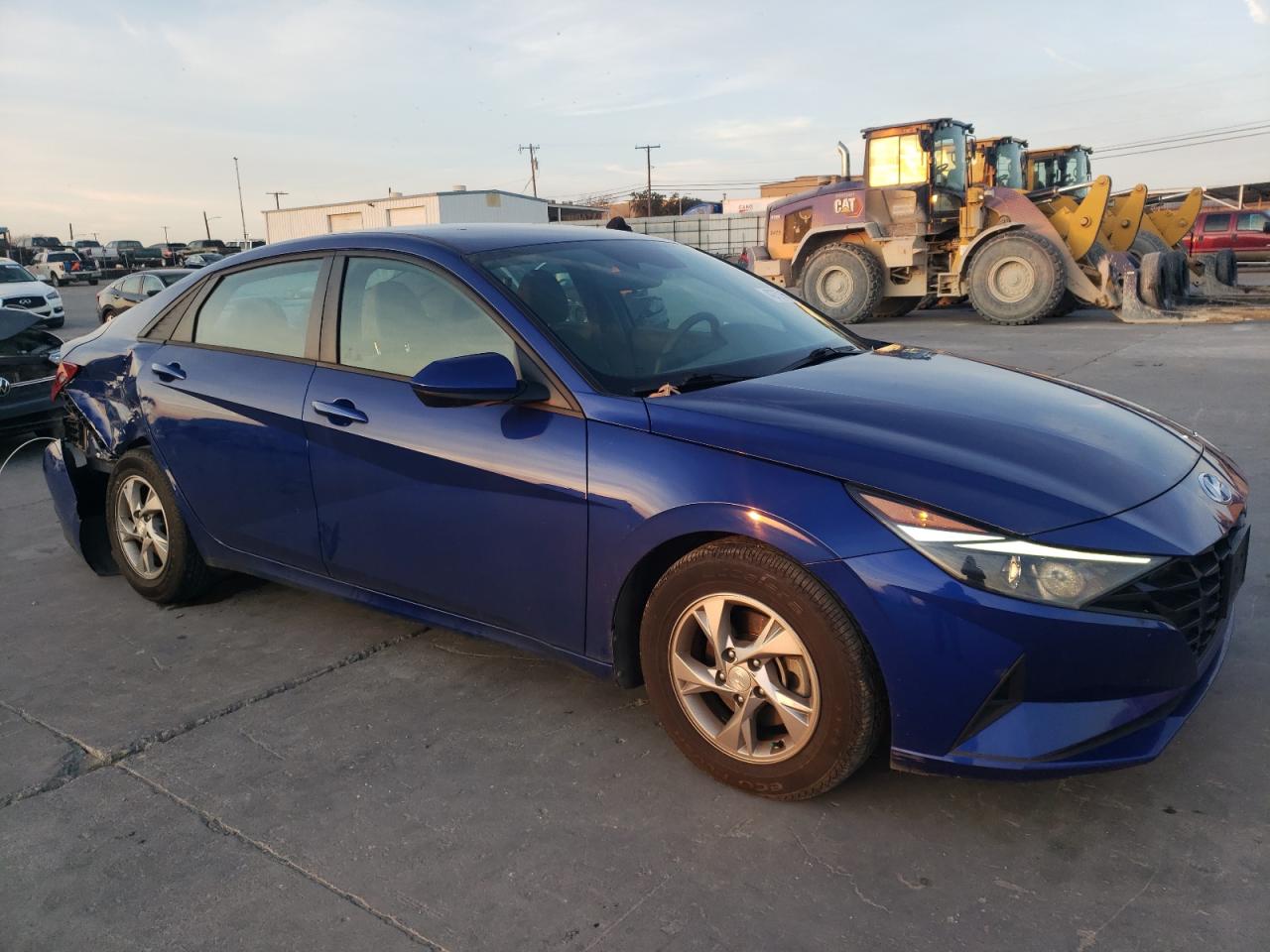 2021 Hyundai Elantra VIN 5NPLL4AG3MH015995 Copart auction photo, rear end damage thumbnail 4