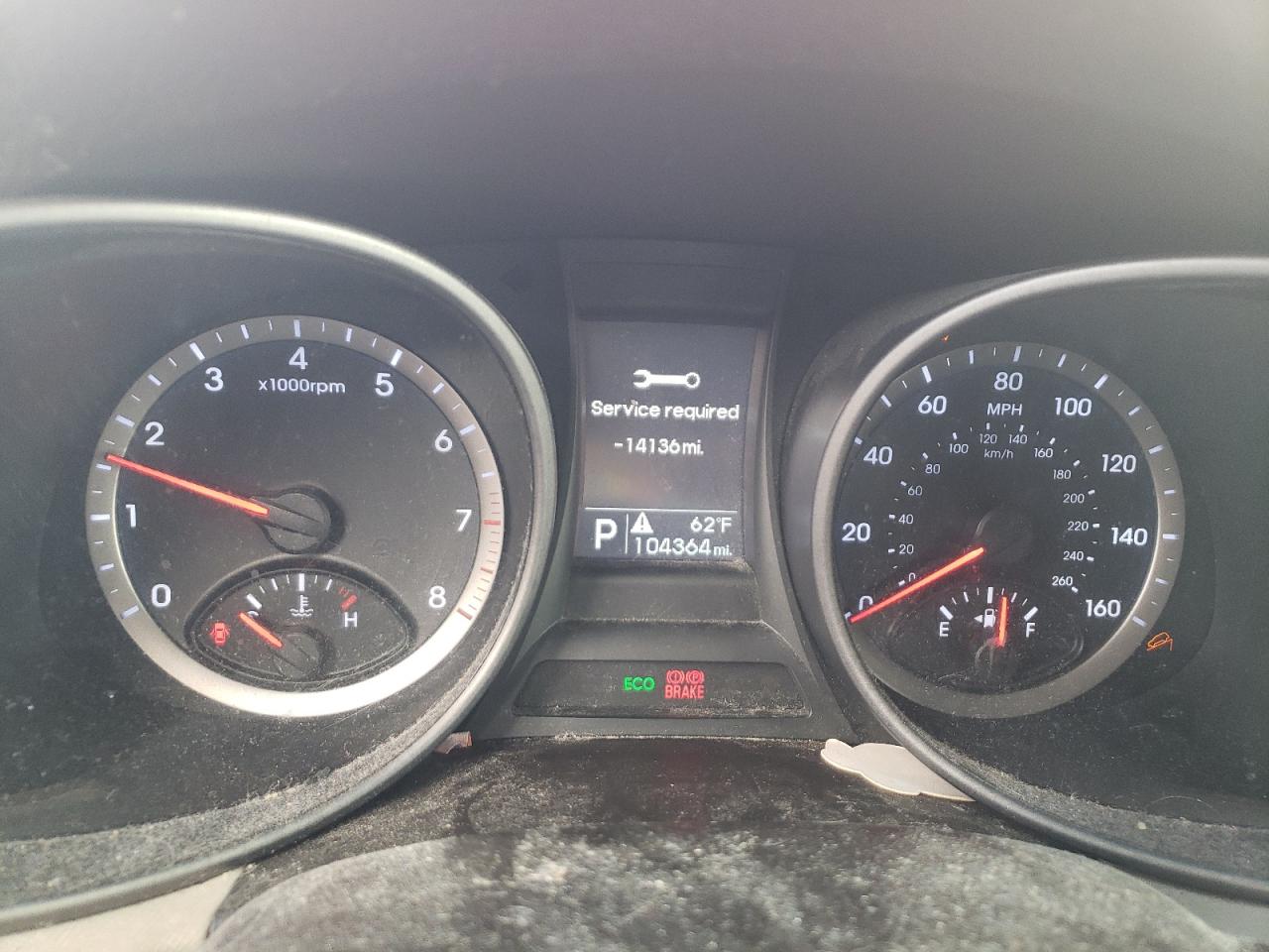 2015 Hyundai Santa Fe VIN 5XYZT3LB5FG280823 Copart auction photo, front end / rear end damage thumbnail 9