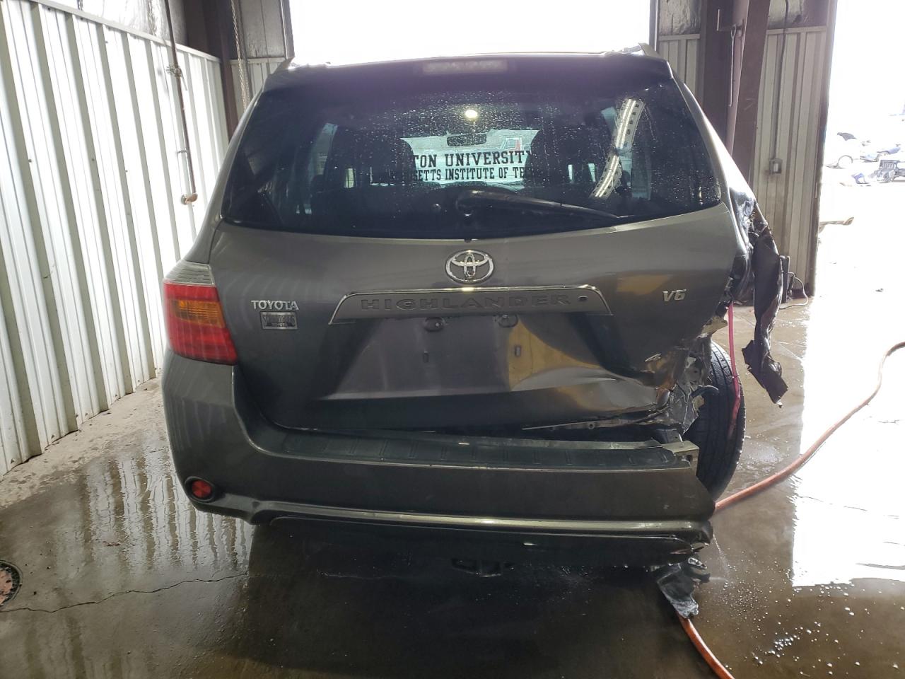 2009 Toyota Highlander VIN JTEES43AX92111289 Copart auction photo, rear end / side damage thumbnail 6