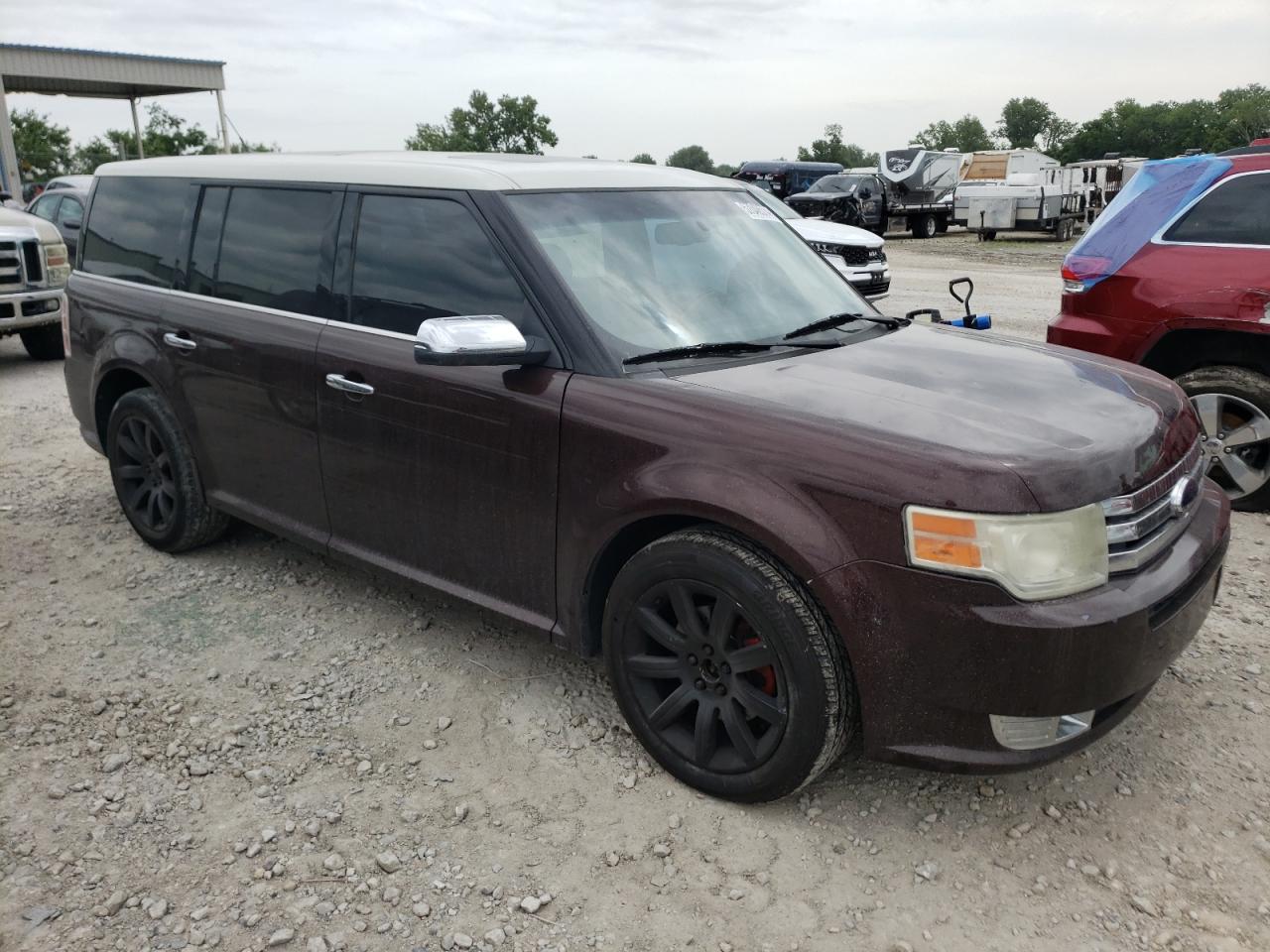 2009 Ford Flex VIN 2FMEK63C49BA12586 Copart auction photo, hail damage thumbnail 4