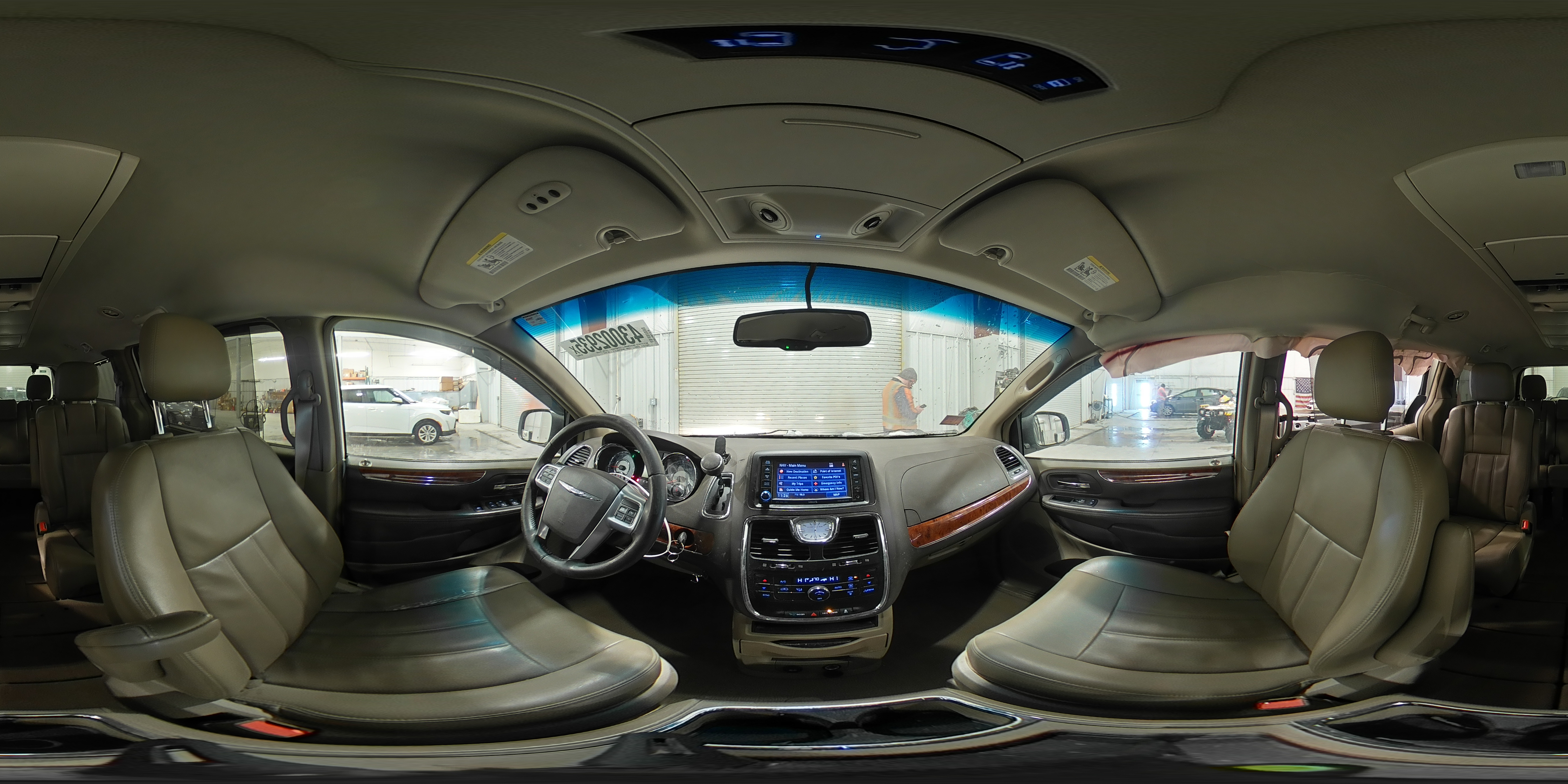 2013 Chrysler Town & Country VIN 2C4RC1BGXDR565527 Copart auction photo, front end / side damage thumbnail 13