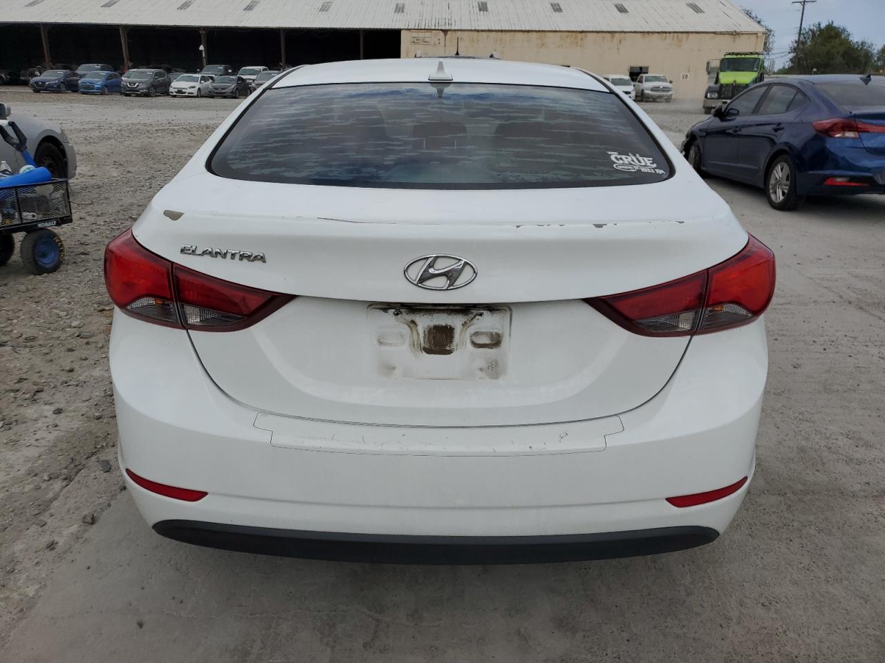 2016 Hyundai Elantra VIN 5NPDH4AE7GH774335 Copart auction photo, front end / minor dent/scratches damage thumbnail 6