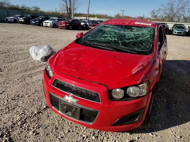 2015 Chevrolet Sonic VIN 1G1JC6SGXF4106765 Copart auction photo, top/roof / side damage thumbnail 10