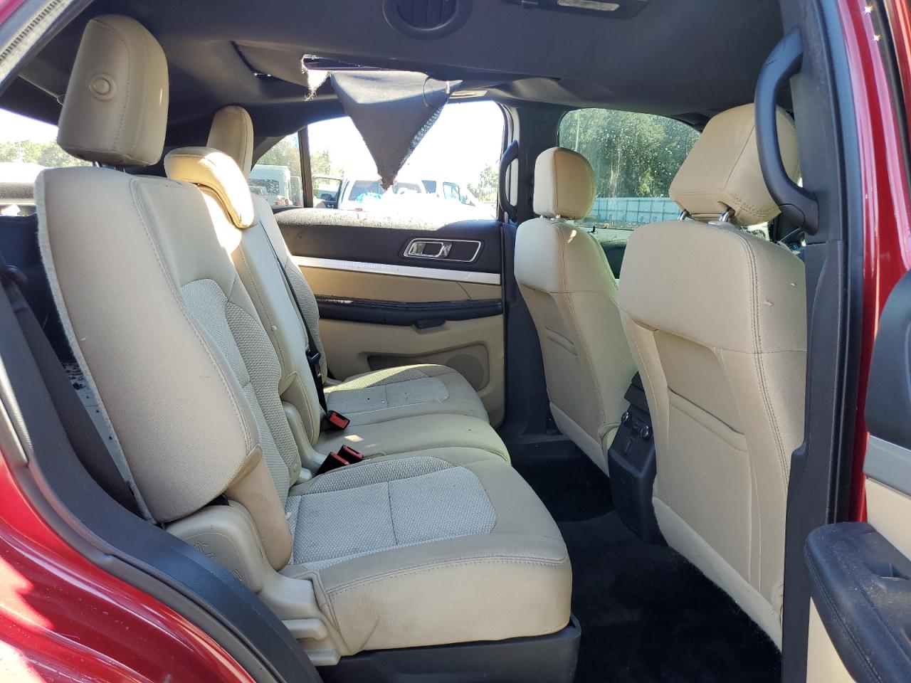 2017 Ford Explorer VIN 1FM5K8DH2HGA19615 Copart auction photo, top/roof damage thumbnail 11