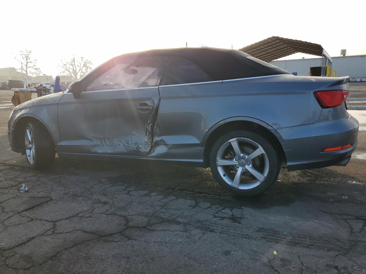 2015 Audi A3 VIN WAU6CLFF4F1115361 Copart auction photo, front end / side damage thumbnail 2