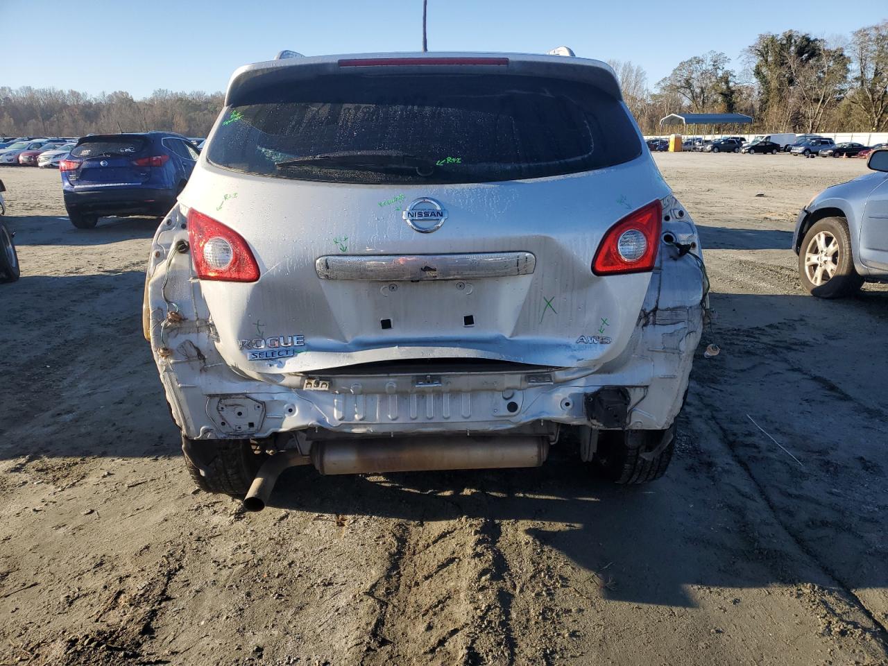 2014 Nissan Rogue VIN JN8AS5MV7EW701662 Copart auction photo, rear end damage thumbnail 6