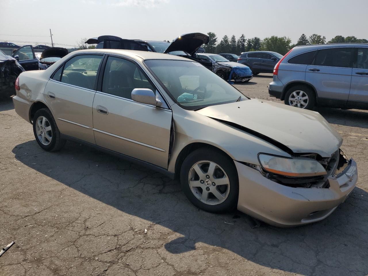 2000 Honda Accord VIN JHMCG6692YC013634 Copart auction photo, front end / side damage thumbnail 4