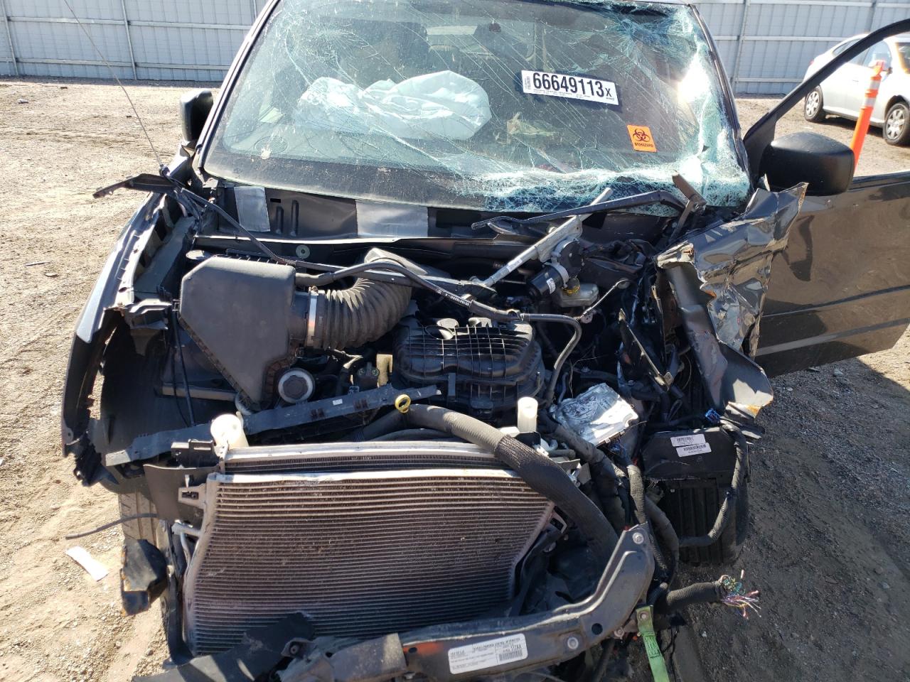 2015 Dodge Caravan VIN 2C4RDGBG2FR650137 Copart auction photo, all over damage thumbnail 13