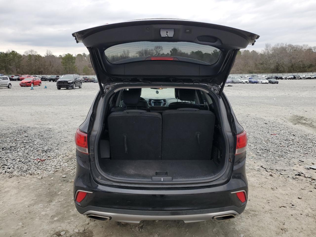 2018 Hyundai Santa Fe VIN KM8SN4HF3JU293571 Copart auction photo, front end damage thumbnail 6