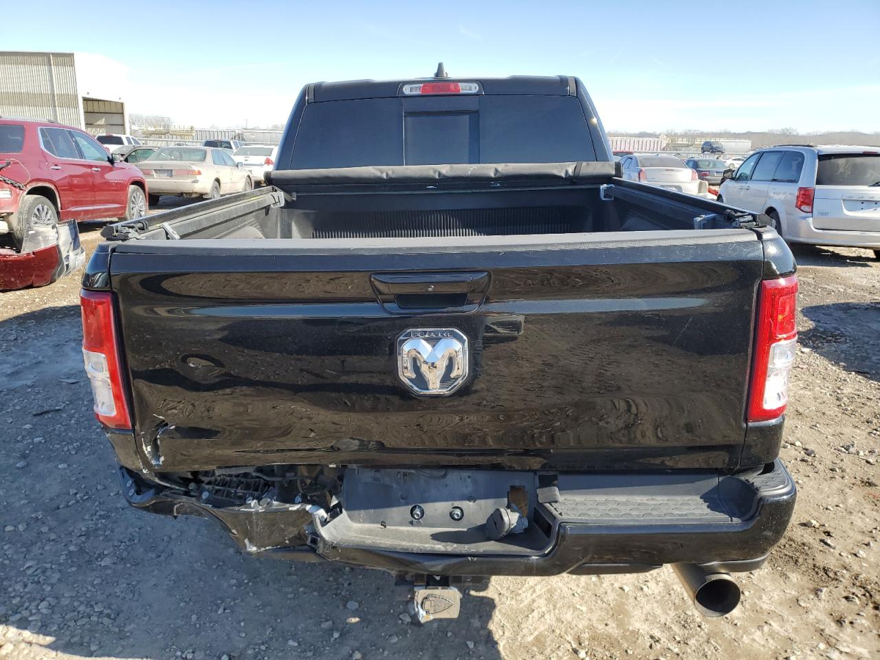 2019 RAM 1500 VIN 1C6SRFFT3KN788658 Copart auction photo, rear end damage thumbnail 6