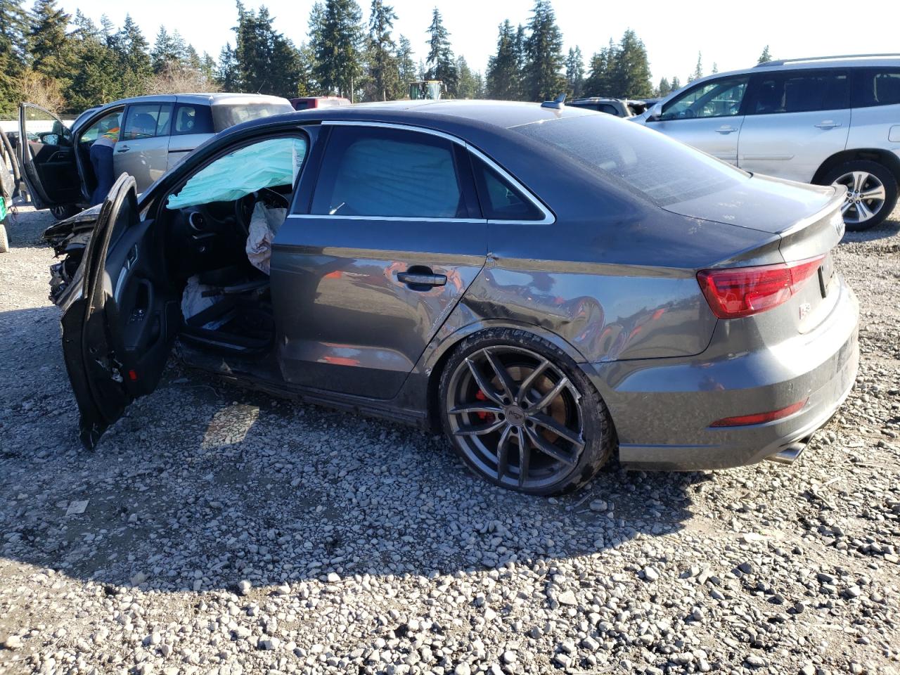 2017 Audi S3 VIN WAUB1GFF9H1014461 Copart auction photo, rollover damage thumbnail 2