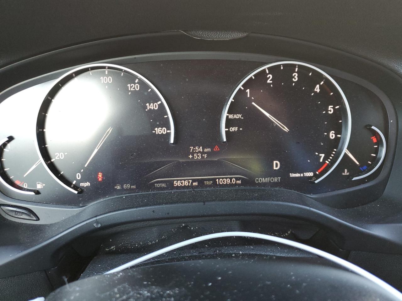 2019 BMW X3 VIN 5UXTR7C54KLR44841 Copart auction photo, water/flood damage thumbnail 9