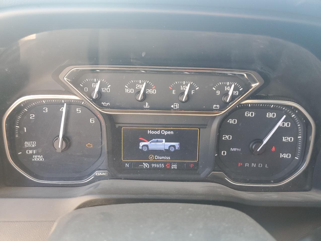 2019 GMC Sierra VIN 3GTU9DED4KG123759 Copart auction photo, front end / minor dent/scratches damage thumbnail 9
