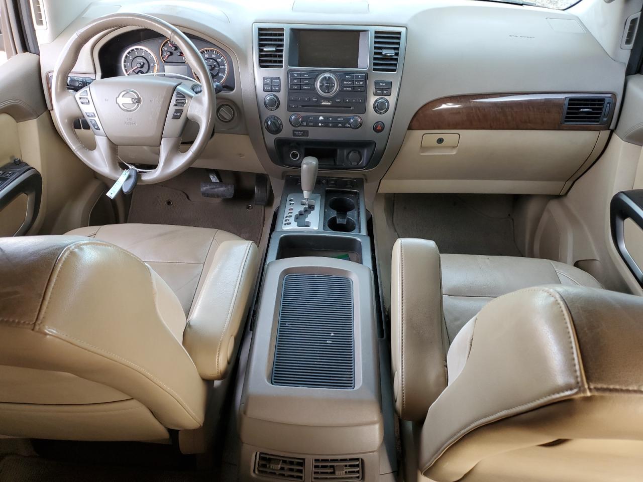 2015 Nissan Armada VIN 5N1BA0NCXFN616109 Copart auction photo, front end damage thumbnail 8