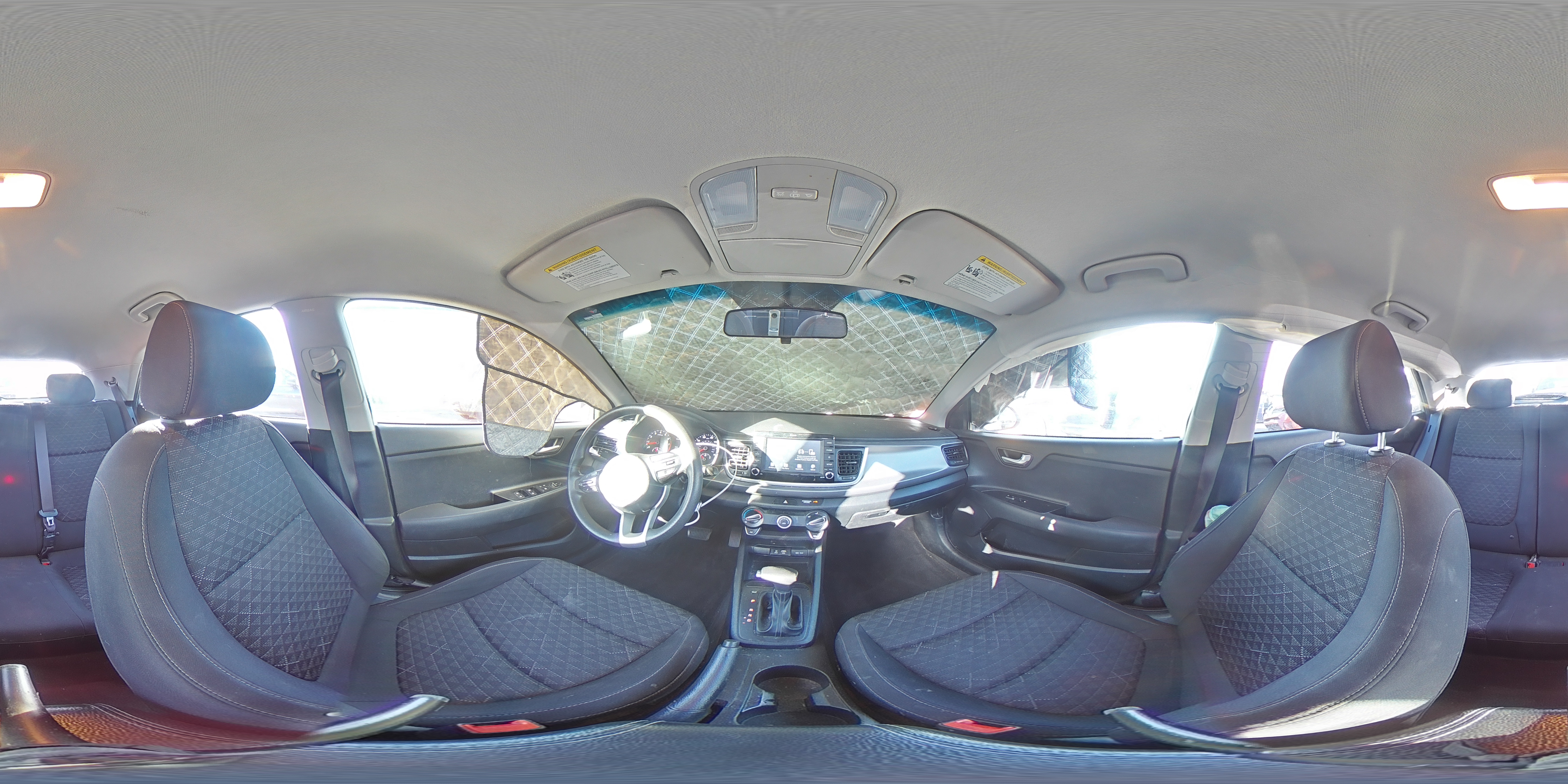 2020 KIA Rio VIN 3KPA25ADXLE309161 Copart auction photo, rear end / side damage thumbnail 14