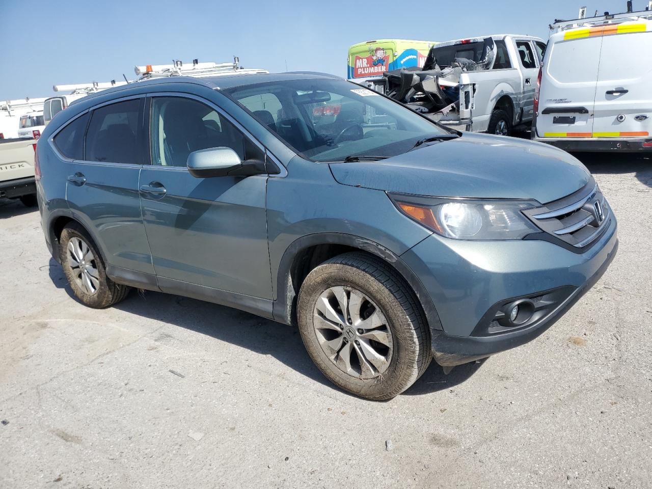 2012 Honda CR-V VIN 2HKRM4H79CH605923 Copart auction photo, side / minor dent/scratches damage thumbnail 4