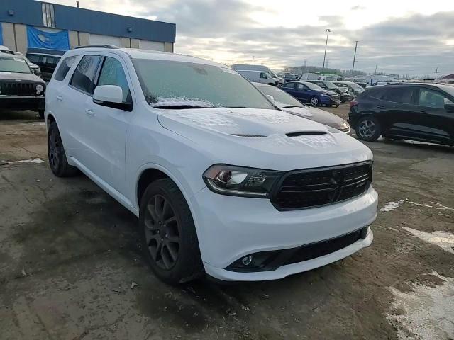2018 Dodge Durango VIN 1C4RDHDG5JC226469 Copart auction photo, front end / side damage thumbnail 11