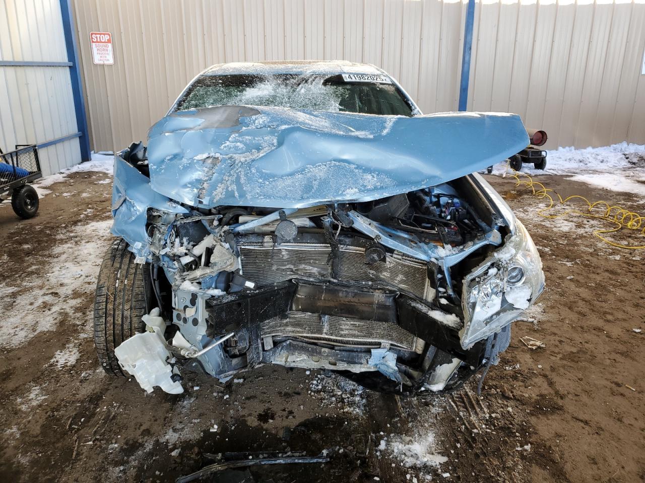 2012 Toyota Camry VIN 4T4BF1FK8CR266760 Copart auction photo, front end / side damage thumbnail 5