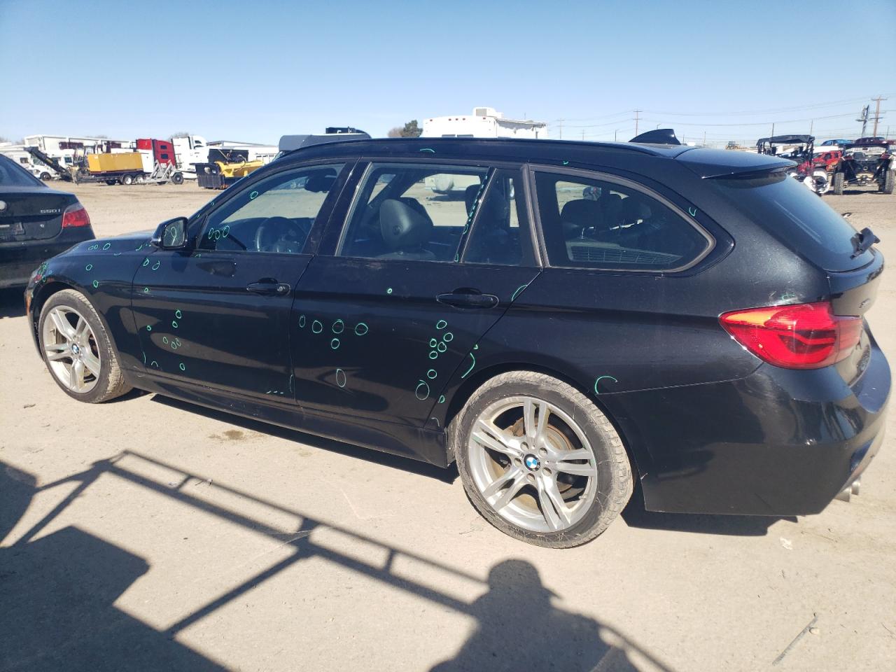 2016 BMW 3er VIN WBA8G5C53GK442544 Copart auction photo, hail damage thumbnail 2