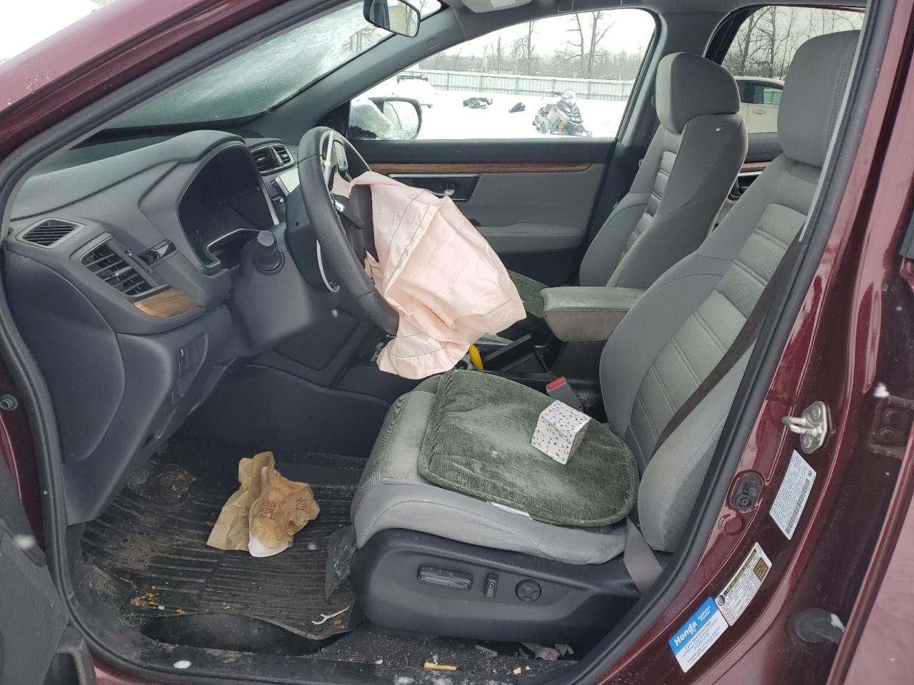 2019 Honda CR-V VIN 2HKRW2H57KH652864 Copart auction photo, front end damage thumbnail 7