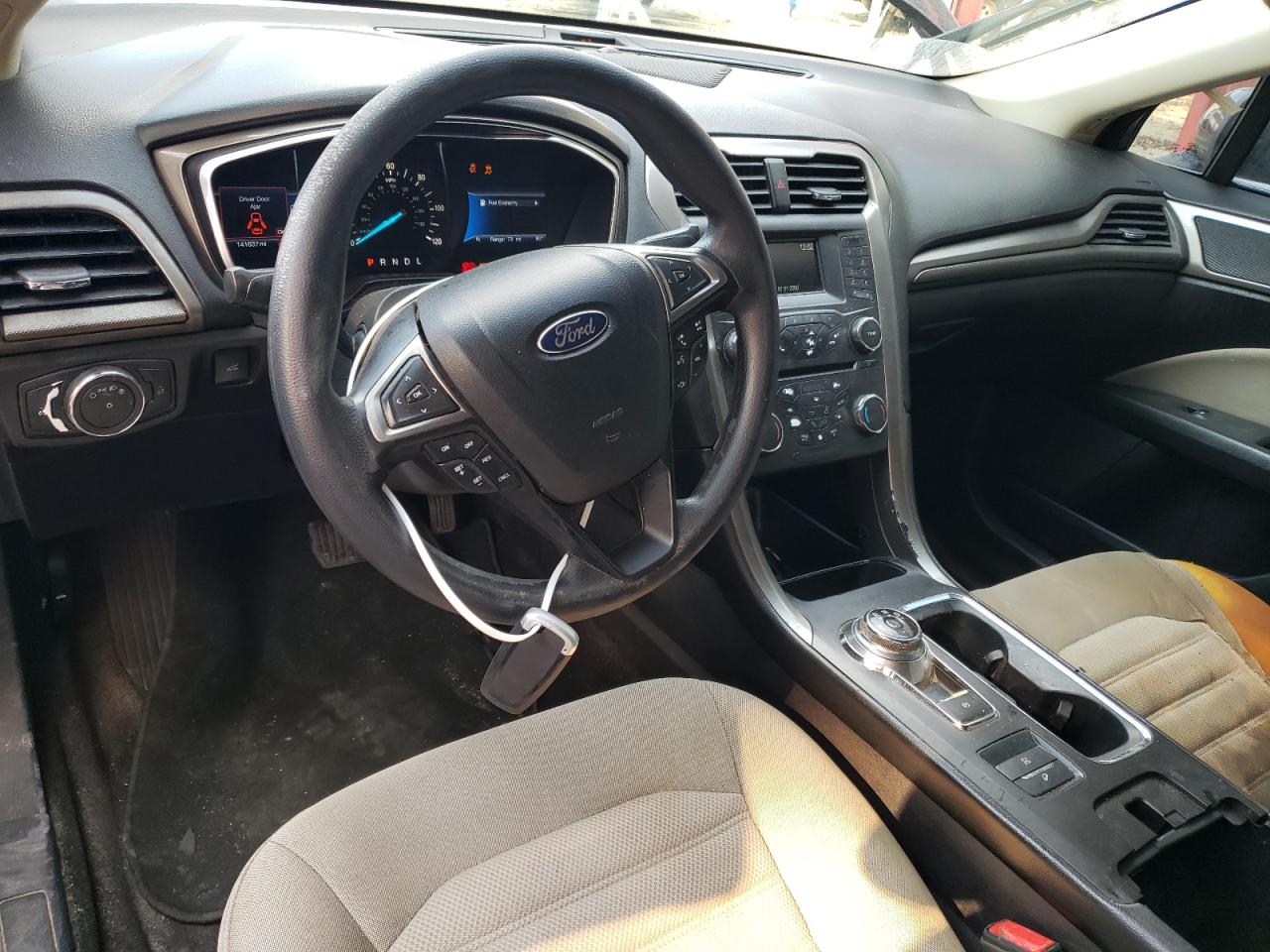 2017 Ford Fusion VIN 3FA6P0UU5HR244764 Copart auction photo, side / rear end damage thumbnail 8